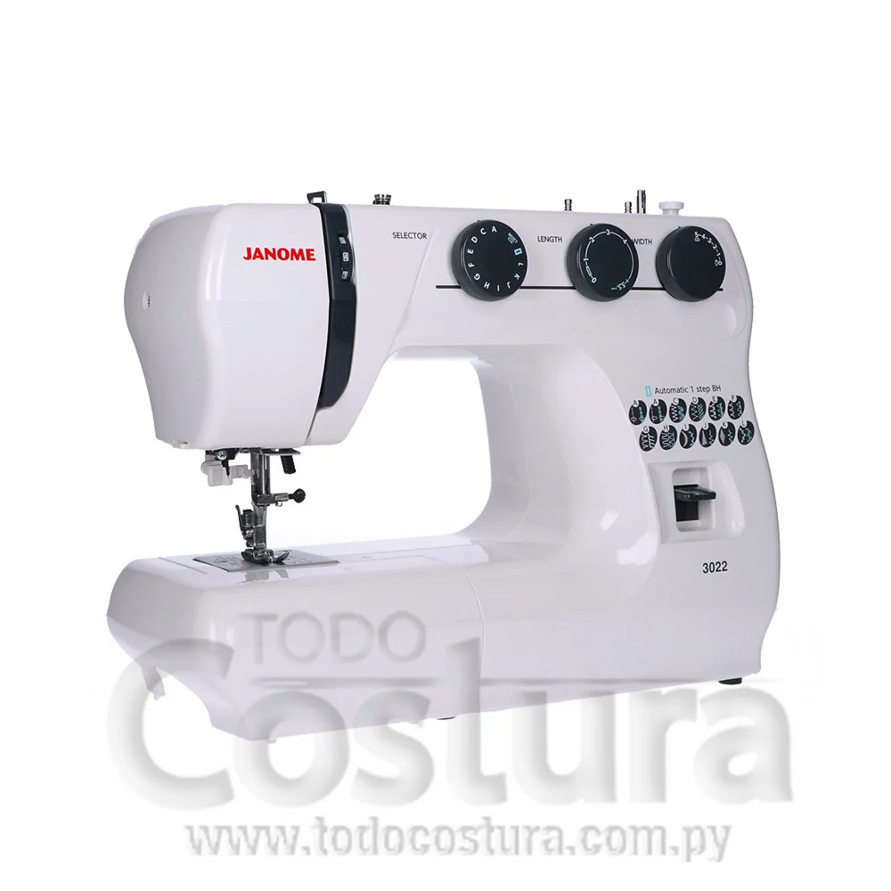 MAQUINA DE COSER FAMILIAR JANOME 3022